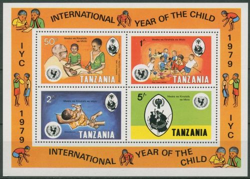 Tansania 1979 Internationales Jahr des Kindes Block 18 postfrisch (C28796)