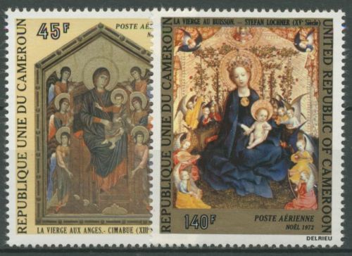 Kamerun 1972 Weihnachten Gemälde 717/18 postfrisch