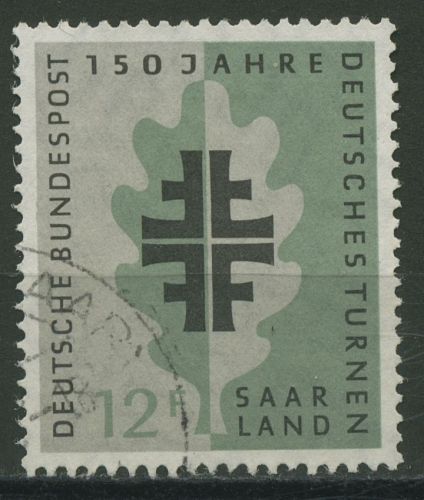 OPD Saarbrücken 1958 150 Jahre Deutsche Turnbewegung 437 gestempelt