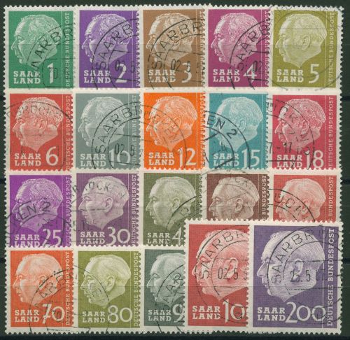 OPD Saarbrücken 1957 Bundespräsident Theodor Heuss 380/99 gestempelt