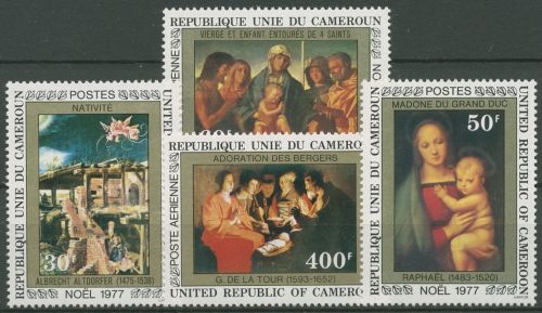 Kamerun 1977 Weihnachten Gemälde 870/73 postfrisch