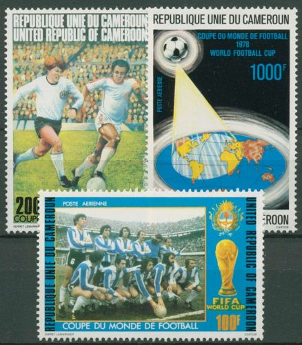 Kamerun 1978 Fußball-WM in Argentinien 885/87 postfrisch