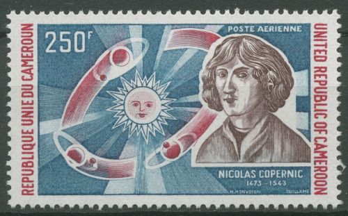 Kamerun 1974 500. Geburtstag von Nikolaus Kopernikus Astronom 783 postfrisch