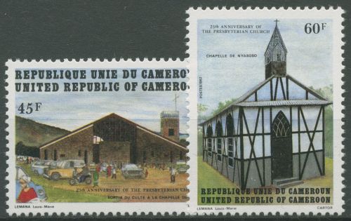 Kamerun 1982 25 Jahre Presbyterianer in Kamerun 991/92 postfrisch