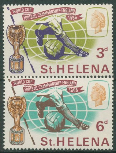 St. Helena 1965 Fußball-WM in England 175/76 postfrisch