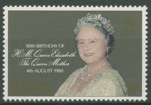 St. Helena 1980 80. Geburtstag Königinmutter Elisabeth 330 postfrisch