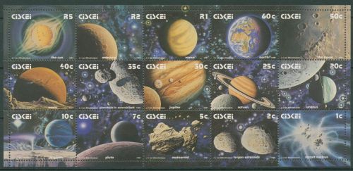 Ciskei 1991 Das Sonnensytem Planeten 192/206 ZD-Bogen postfrisch (C41718)
