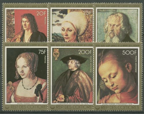 Komoren 1978 Gemälde von Albrecht Dürer 400/05 A postfrisch