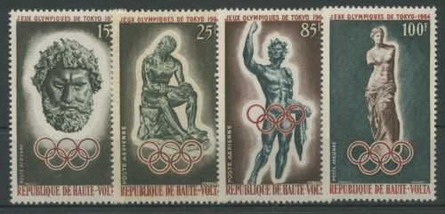 Obervolta 1964 Olympische Sommerspiele Tokio 148/51 postfrisch
