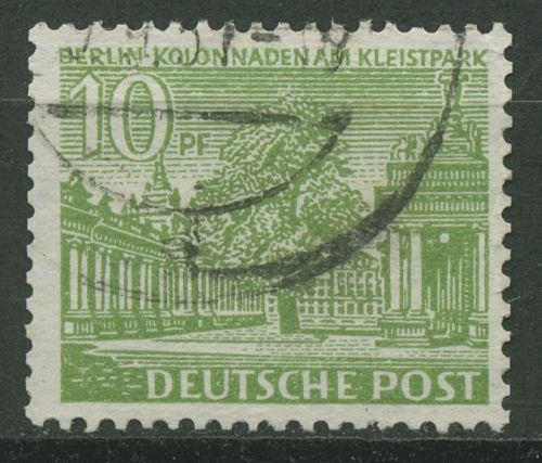 Berlin 1949 Berliner Bauten: Kolonnaden u. Kleistpark Type II, 47 II gestempelt