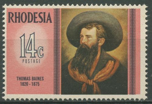 Rhodesien 1975 Thomas Baines Maler 159 postfrisch