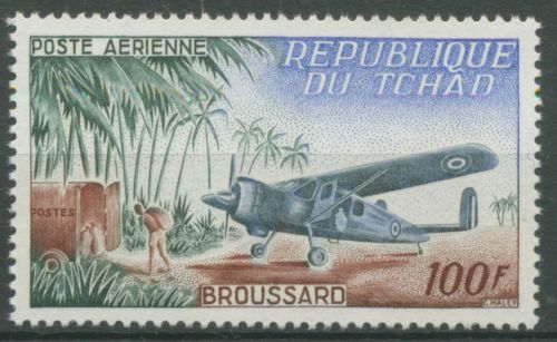 Tschad 1963 Postbeförderung mit dem Flugzeug 107 postfrisch