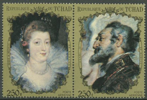 Tschad 1972 Könige u. Persönlichkeiten am französischen Hof 520/21 ZD postfrisch