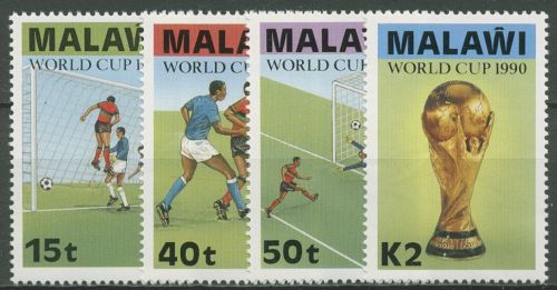 Malawi 1990 Fußball-WM in Italien 549/52 postfrisch