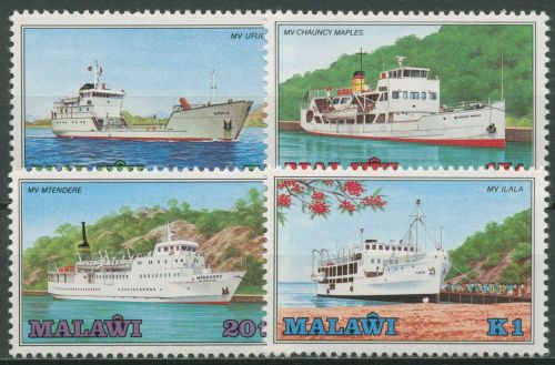 Malawi 1985 Schiffe auf dem Malawisee 449/52 A postfrisch