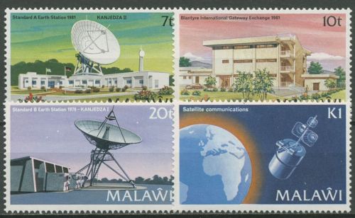 Malawi 1981 Int. Fernmeldeverbindungen 360/63 postfrisch