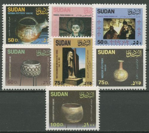 Sudan 1998 Archäologische Funde 517/23 postfrisch