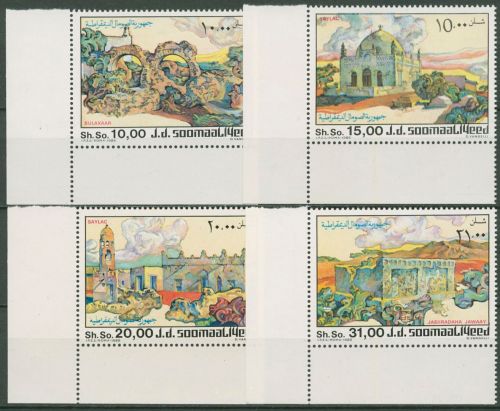 Somalia 1986 Baudenkmäler Gemälde 392/95 postfrisch