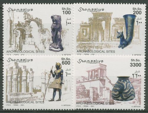 Somalia 2001 Archäologische Fundstätten Ruinen 901/04 postfrisch