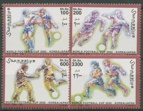 Somalia 2002 Fußball-WM in Japan u. Südkorea 927/30 postfrisch