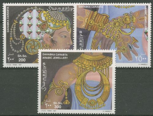 Somalia 1997 Arabische Goldschmiedekunst 661/63 postfrisch