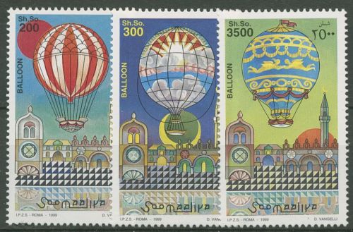 Somalia 1999 Heißluftballons Montgolfiere 750/72 postfrisch