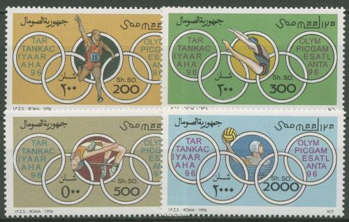 Somalia 1996 Olympische Sommerspiele in Atlanta 592/95 postfrisch
