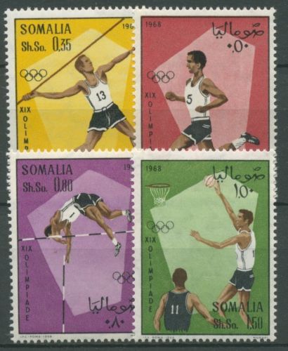 Somalia 1968 Olympische Sommerspiele in Mexiko 134/37 postfrisch