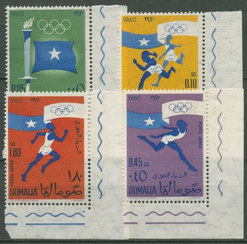 Somalia 1960 Olympische Sommerspiele in Rom Läufer 8/11 Ecken postfrisch