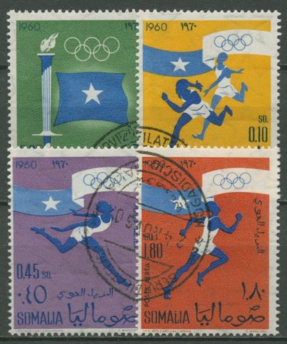 Somalia 1960 Olympische Sommerspiele in Rom Läufer 8/11 gestempelt