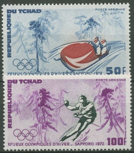 Tschad 1972 Olympische Winterspiele Sapporo 486/87 postfrisch