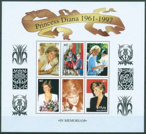 Malediven 1997 Prinzessin Diana 3040/45 K postfrisch (SG61805)