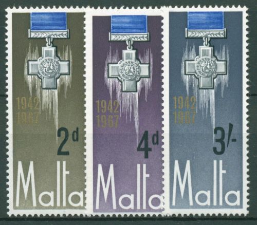 Malta 1967 Orden Georgskreuz 350/52 postfrisch