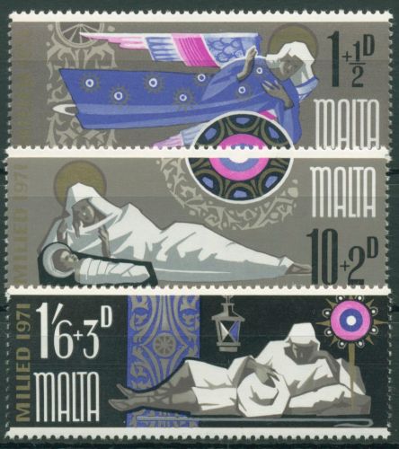 Malta 1971 Weihnachten 433/35 postfrisch