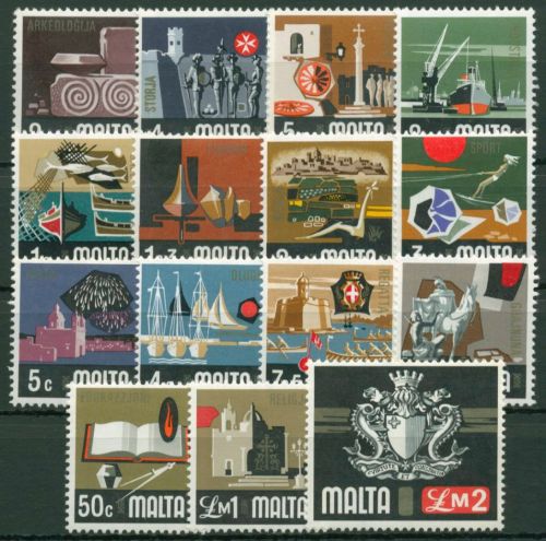 Malta 1973 Zeitgenössische Lebensaussichten 457/71 postfrisch