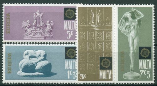 Malta 1974 Europa CEPT Skulpturen 493/96 postfrisch