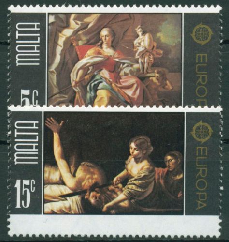 Malta 1975 Europa CEPT Gemälde 512/13 postfrisch