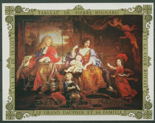 Tschad 1971 Französische Könige Le Grand Dauphin Block 16 A postfrisch (C41763)