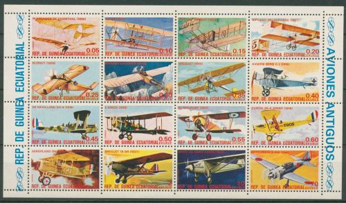 Äquatorialguinea 1979 Flugzeuge 1598/M1600 ZD-Bogen postfrisch (C41826)