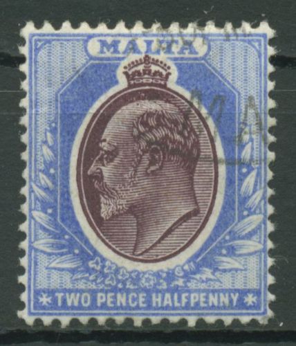 Malta 1903 König Edward VII. 20 gestempelt