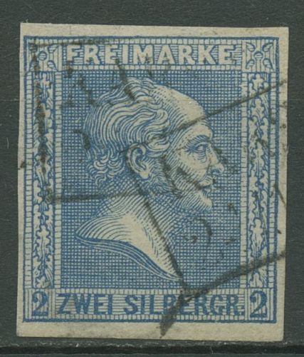 Preußen 1858 König Friedrich Wilhelm IV., 11 a gestempelt