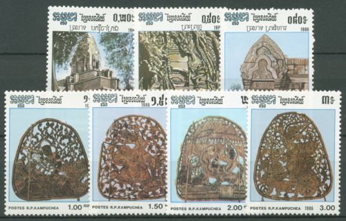 Kambodscha 1986 Kultur der Khmer 755/61postfrisch