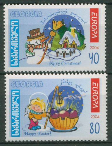 Georgien 2004 Europa CEPT Ferien 456/57 A postfrisch