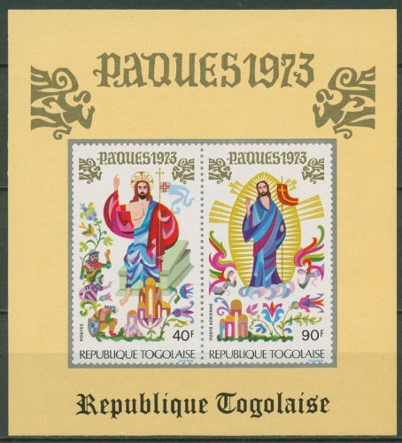Togo 1973 Ostern Auferstehung Block 74 postfrisch (C41883)