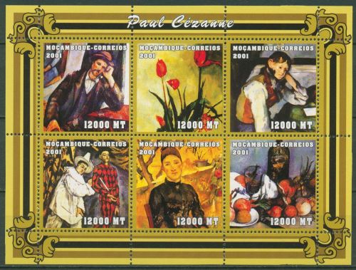 Mocambique 2001 Gemälde von Paul Cézanne 2091/96 K postfrisch (C41910)
