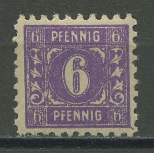 SBZ Mecklenburg-Vorpommern 1945 Freim. dunkelrotviolett 9 a postfrisch geprüft