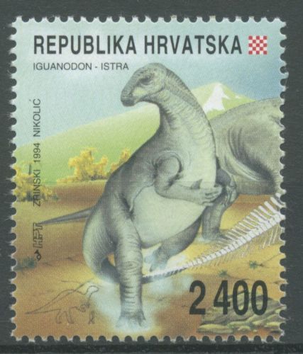 Kroatien 1994 Dinosaurierfunde in Istrien 268 postfrisch