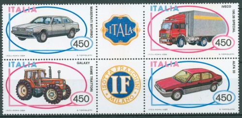 Italien 1984 Automobilbau Traktor Maserati LKW 1872/75 ZD postfrisch (C64317)