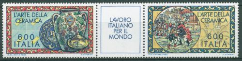 Italien 1985 Technologie Keramiken 1910/11 ZD postfrisch (C64319)