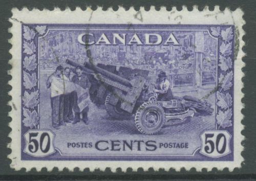 Kanada 1942 Kriegsproduktion Geschütz 228 A gestempelt